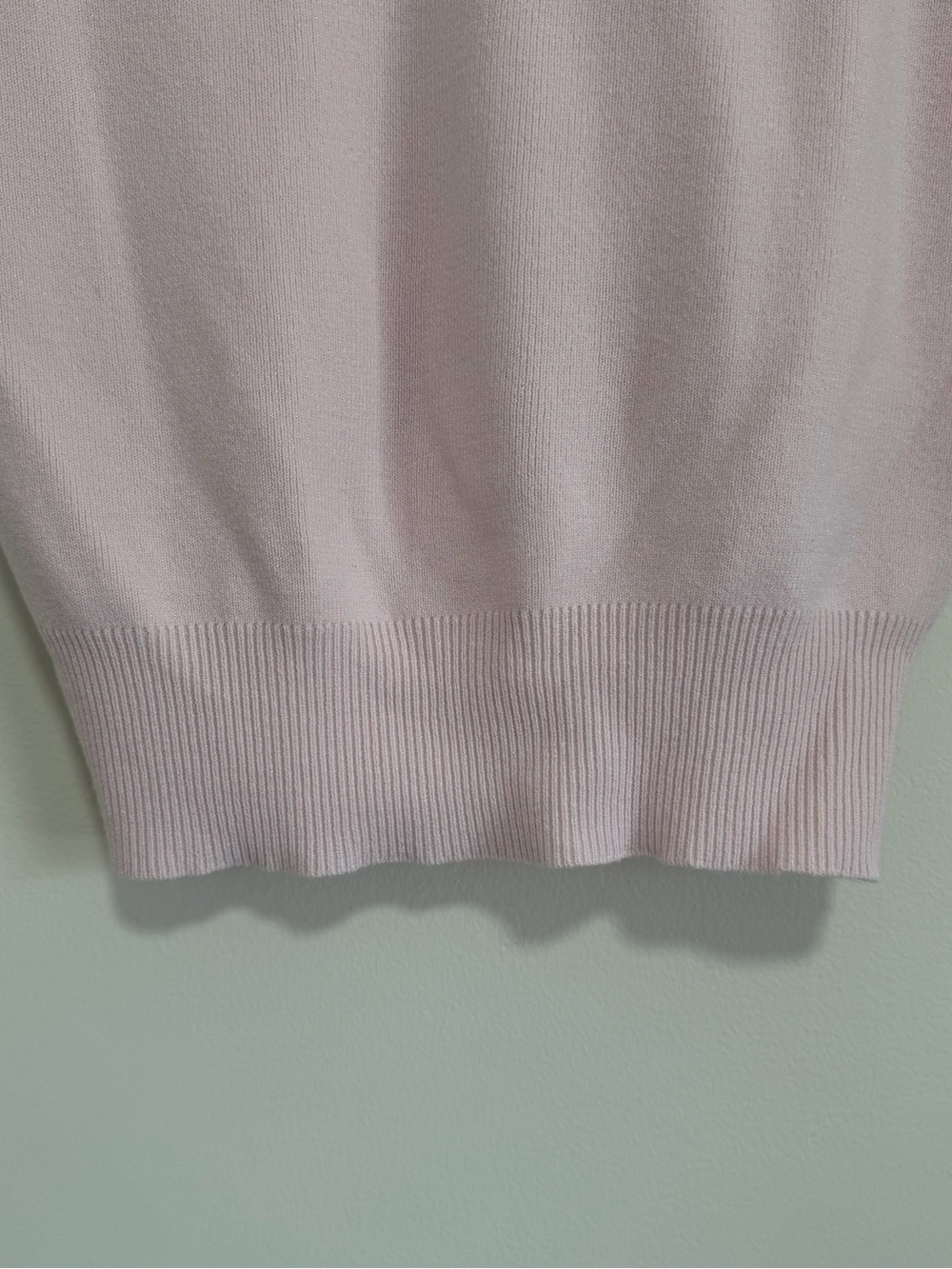 Dynamite Pale Pink Short Sleeve Button Cardigan - Picture 3 of 5